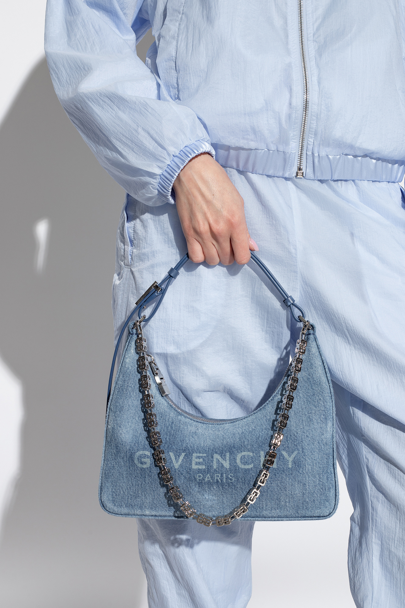 Givenchy Moon Cut Medium denim shoulder bag Women s Bags Vitkac